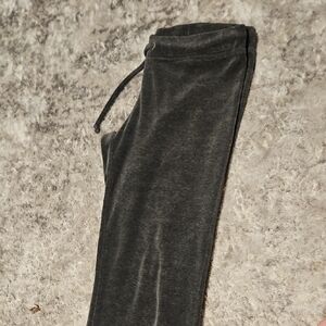 Dark Gray Velor Express Lounge Pants